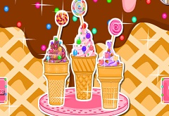 Ice Cream Cone Cupcakes Games Online