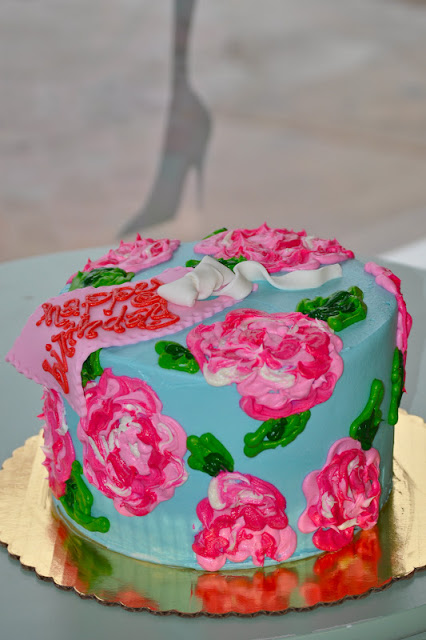 Lilly Pulitzer Birthday Cake