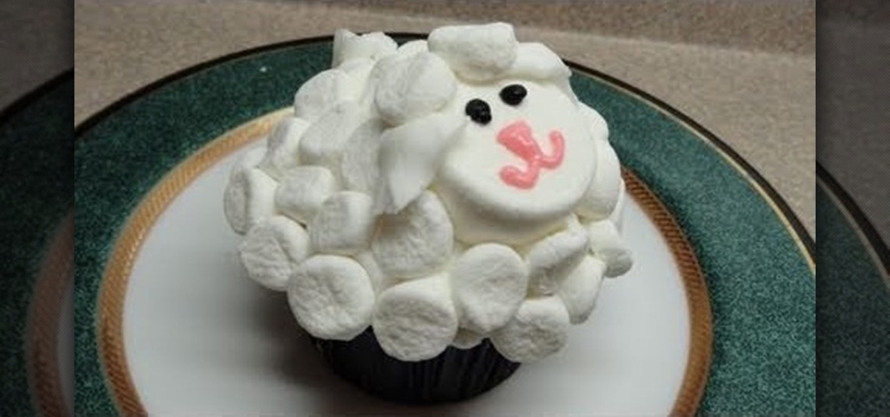 Marshmallow Sheep Cupcakes