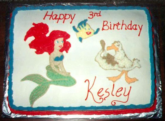 Mermaid Sheet Cake