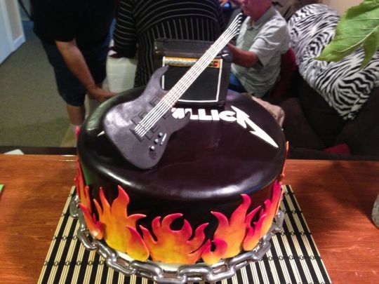 Metallica 30th Birthday Cake