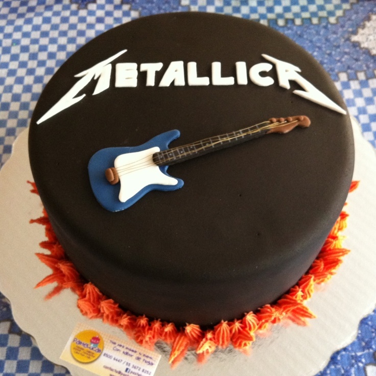 Metallica Birthday Cake