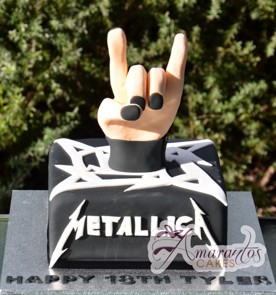 Metallica Birthday Cake