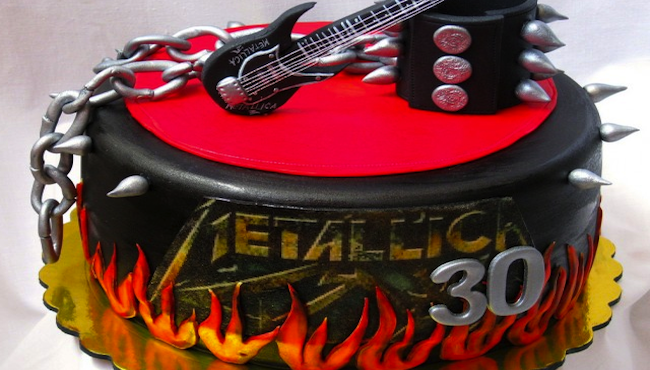 Metallica Birthday Cake