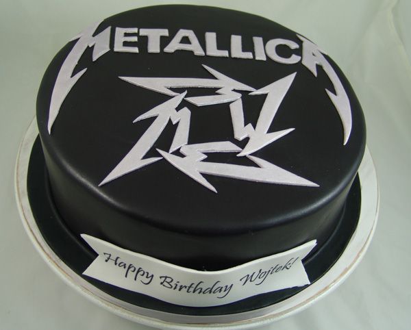 Metallica Themed Birthday Cake