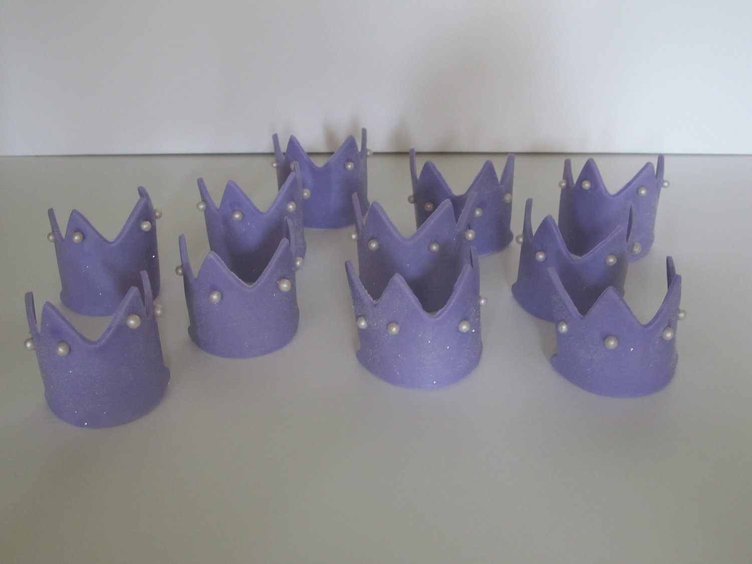 Mini Princess Tiara Cupcake Toppers