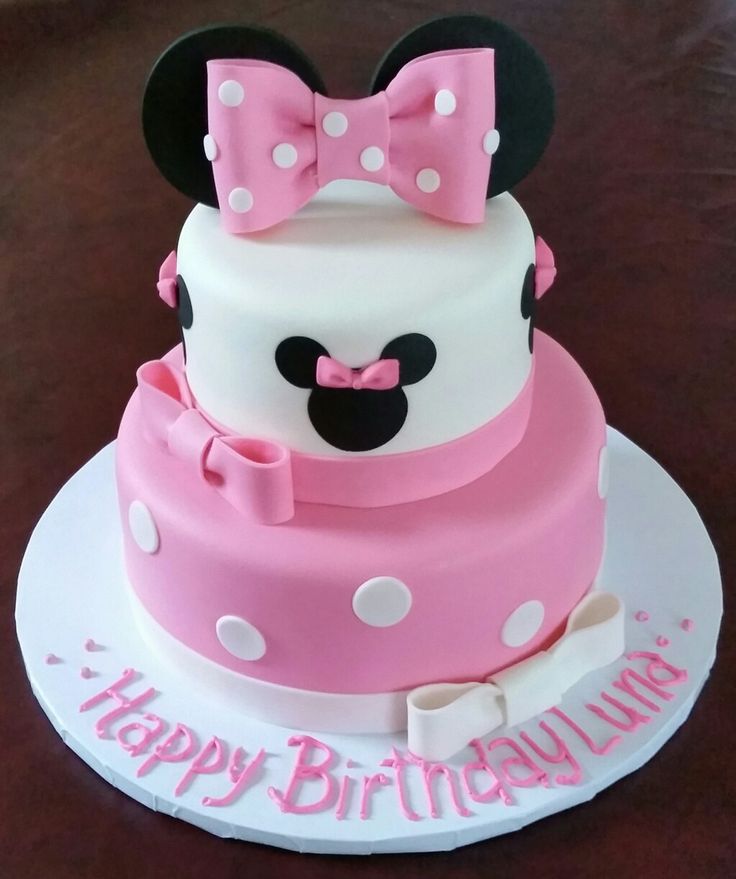 Minnie Mouse Birthday Cake