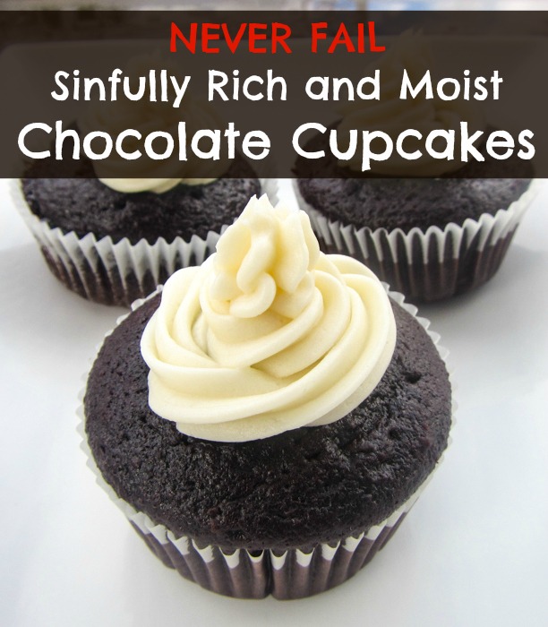 Moist Chocolate Cupcake Recipe