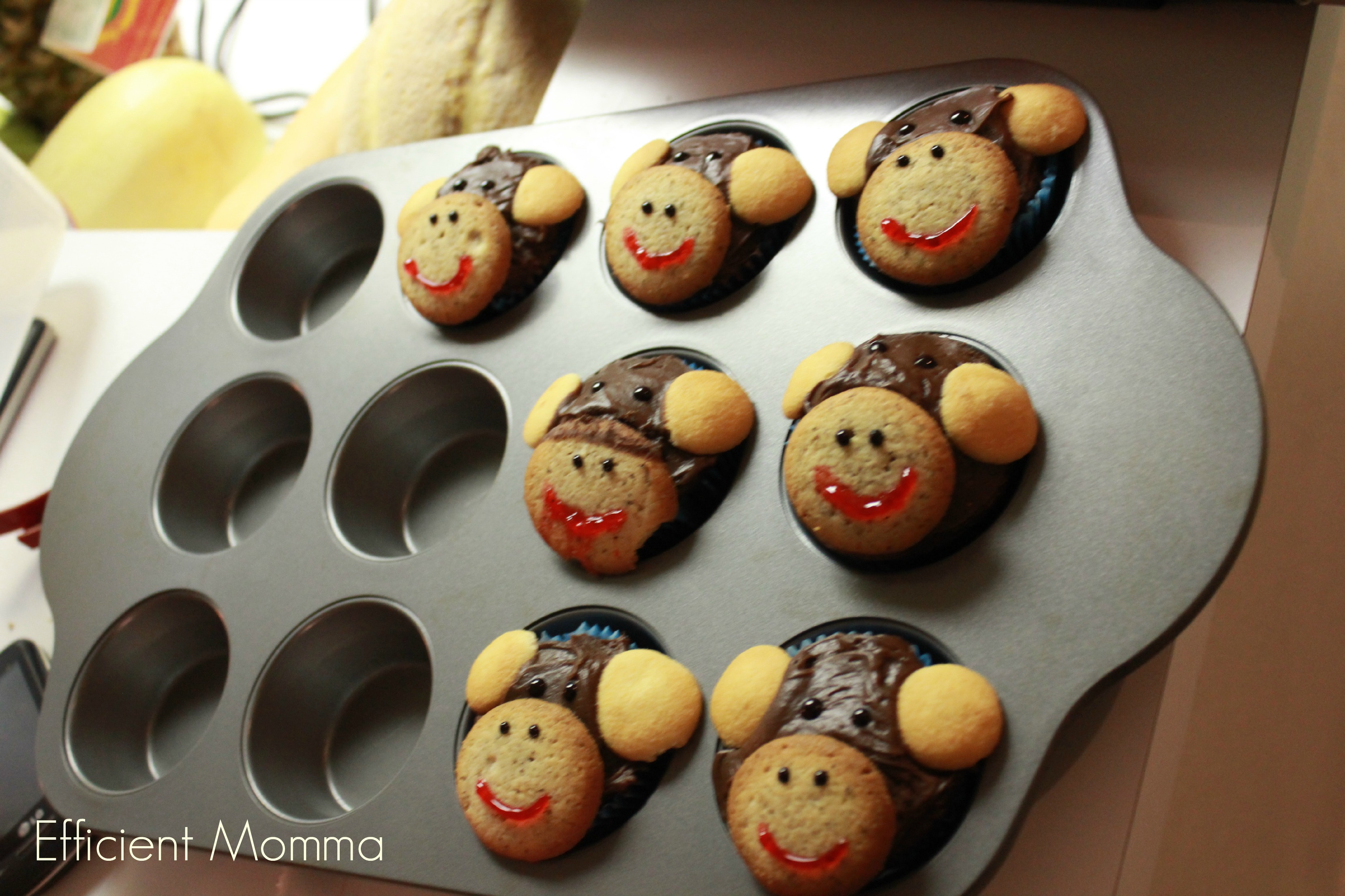 Monkey Cupcakes