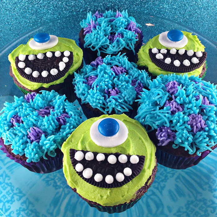 Monsters Inc Birthday Cupcakes