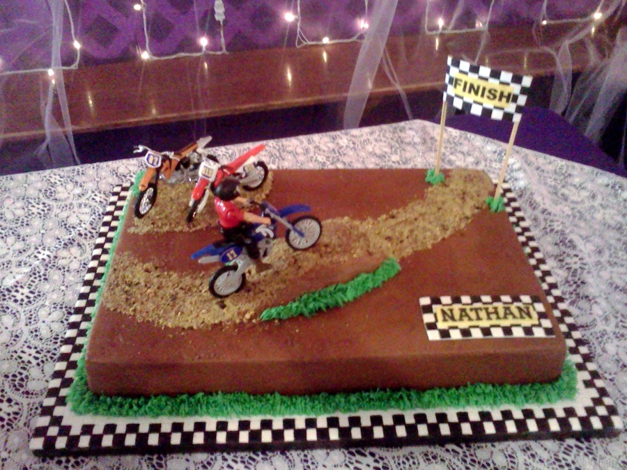Motocross Grooms Cake