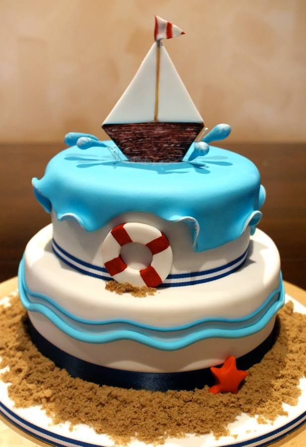 Nautical Birthday Cake