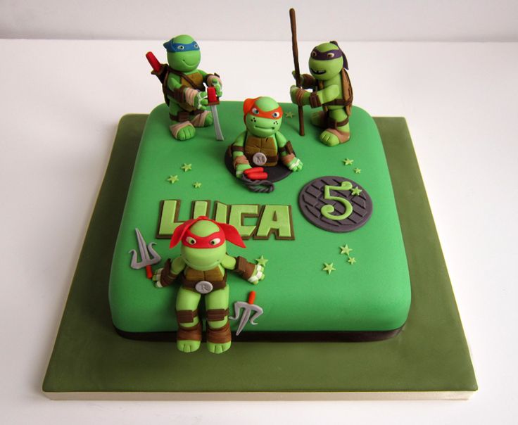 Ninja Turtle Birthday Cake