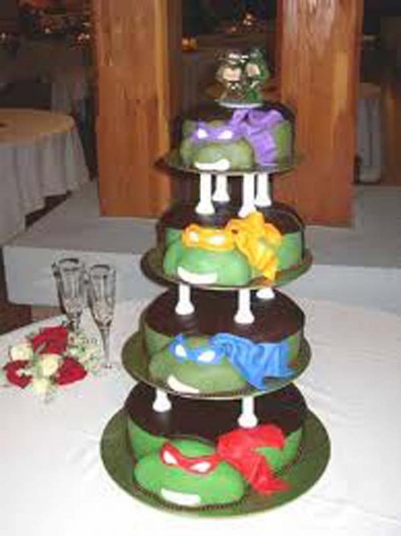 Ninja Turtle Wedding Cake