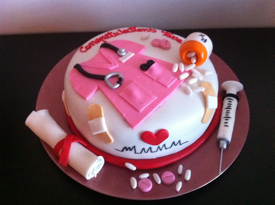 Nurse Graduation Cake