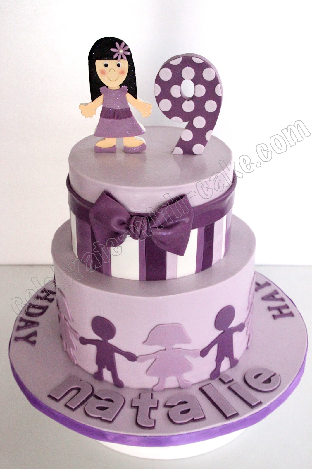 Paper Cut Out Birthday Cake