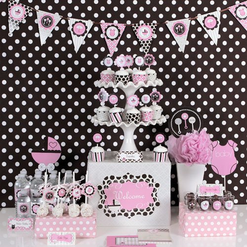 Pink Baby Shower Party Kit