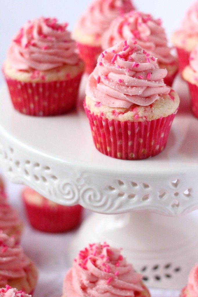 Pink Wedding Cupcakes