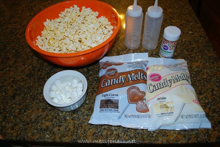 Popcorn Birthday Cake