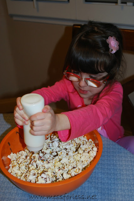 Popcorn Birthday Cake