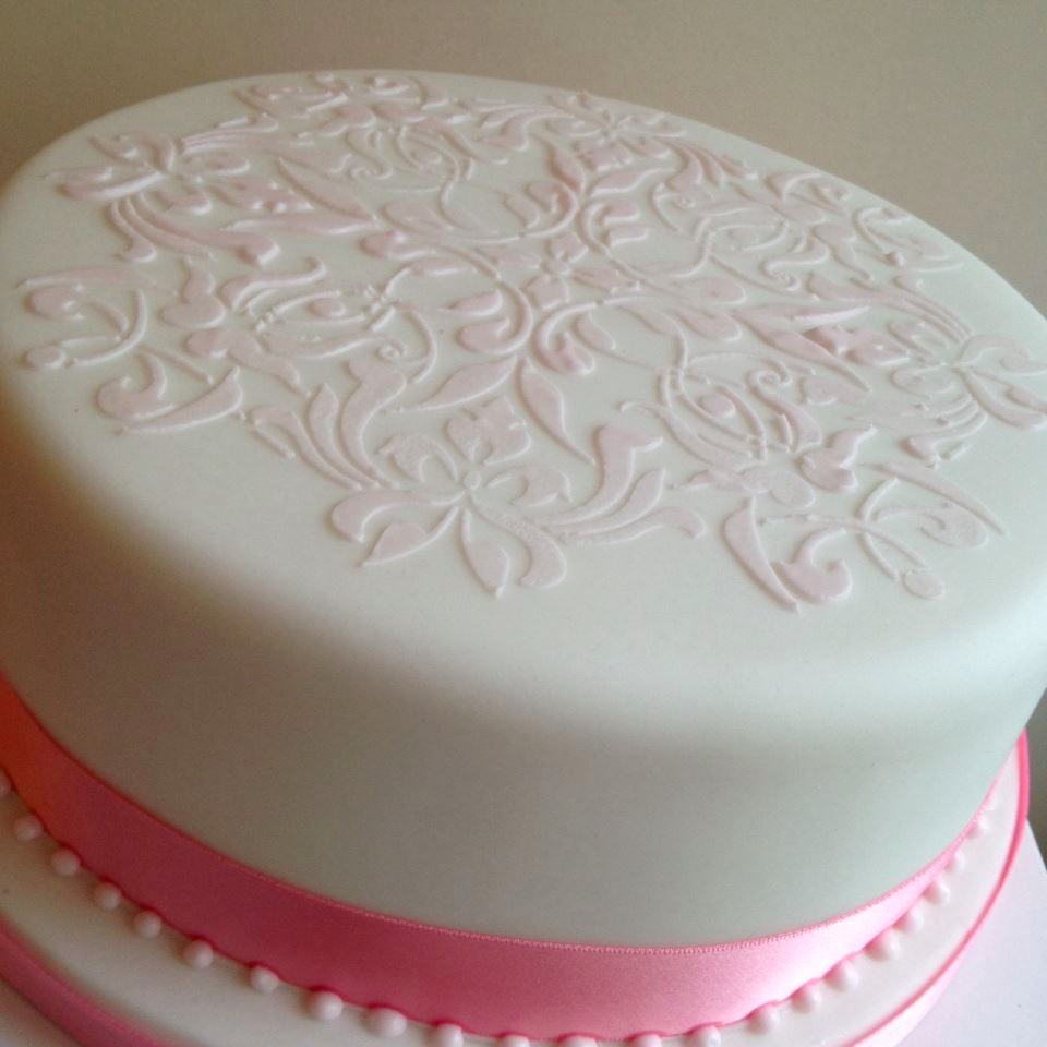 Pretty Pink Birthday Cake