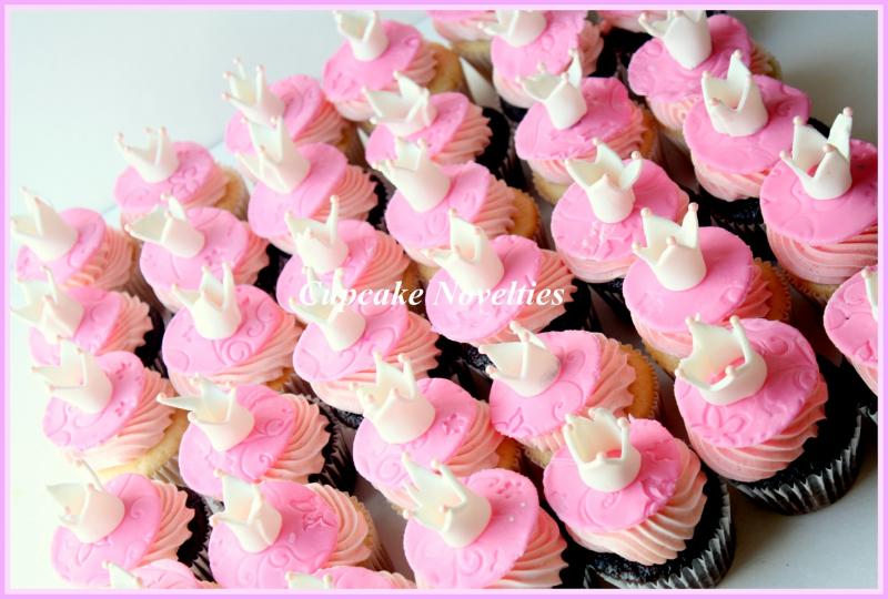 Princess Crown Fondant Cupcake Toppers