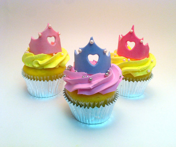 Princess Fondant Cupcake Toppers