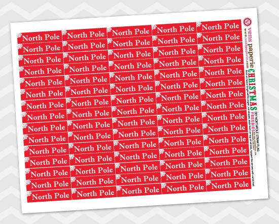 Printable North Pole Sign Templates