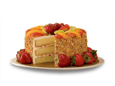 Publix Strawberry Peach Cake