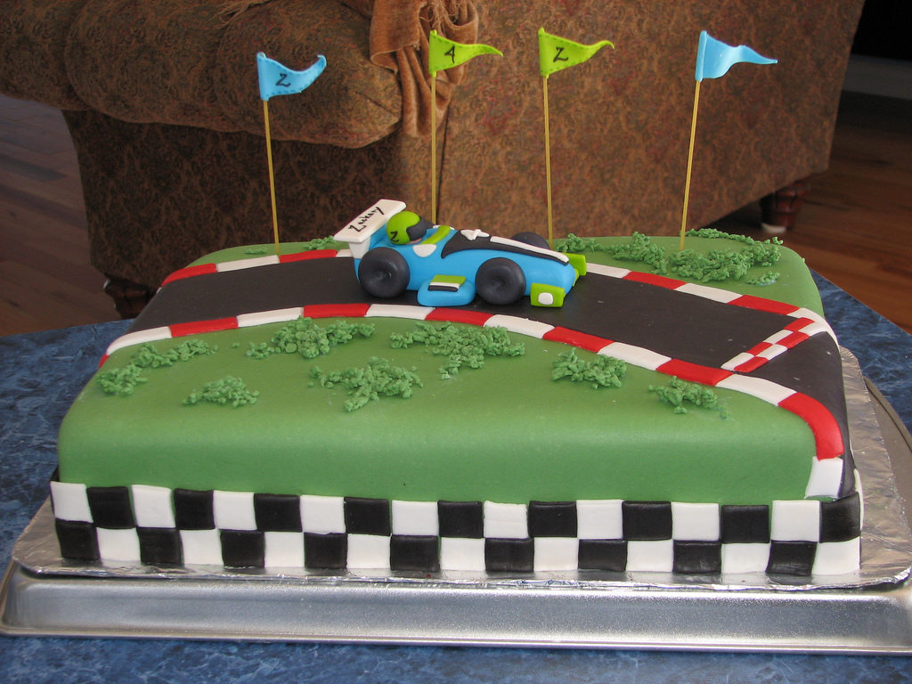 Race Car Birthday Cake