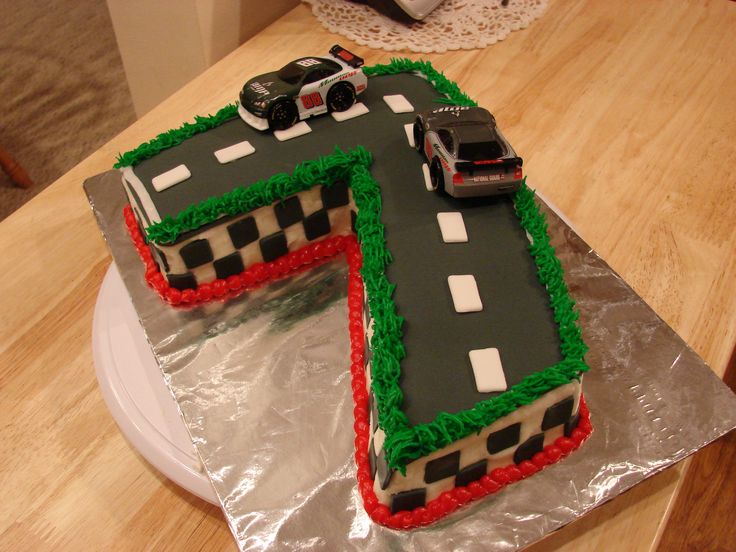 Race Car Birthday Cake