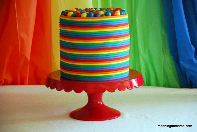 Rainbow Birthday Cake