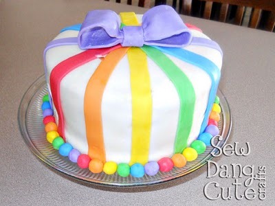 Rainbow Birthday Cake