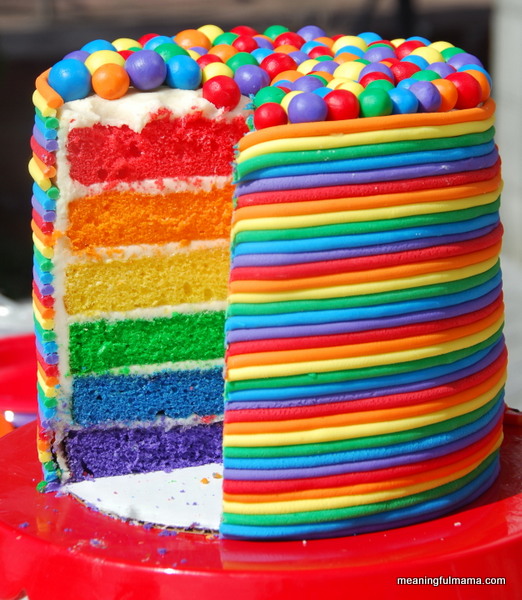 Rainbow Cake