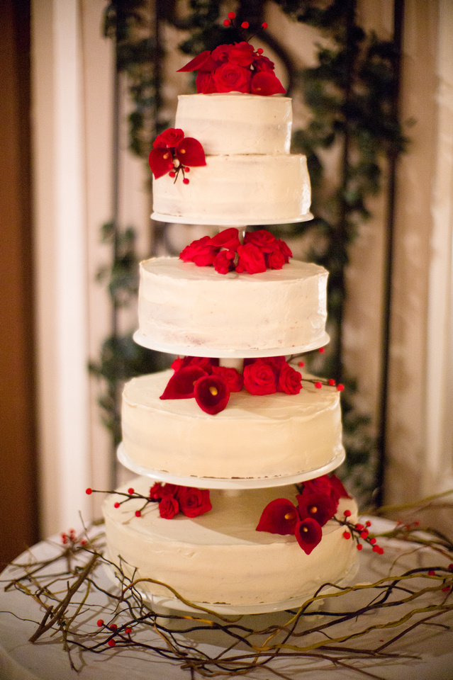 Red Velvet Wedding Cake