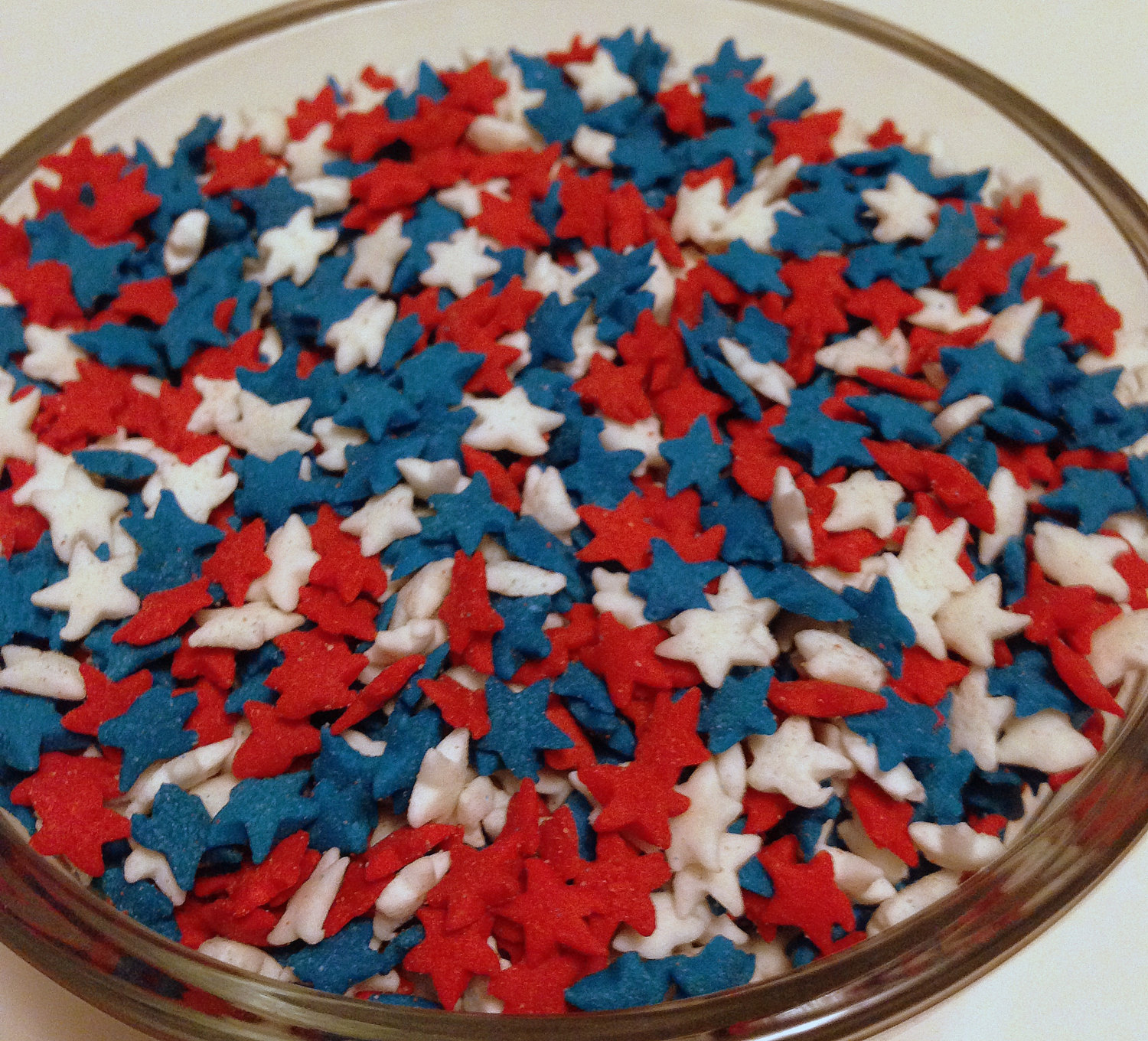 Red White and Blue Star Sprinkles Red White and Blue Star Sprinkles
