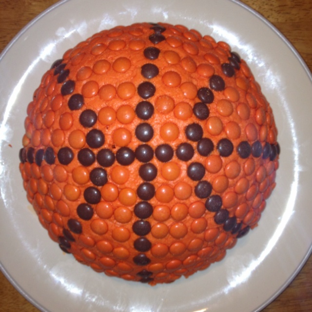 Reese's Pieces Basketball Cake