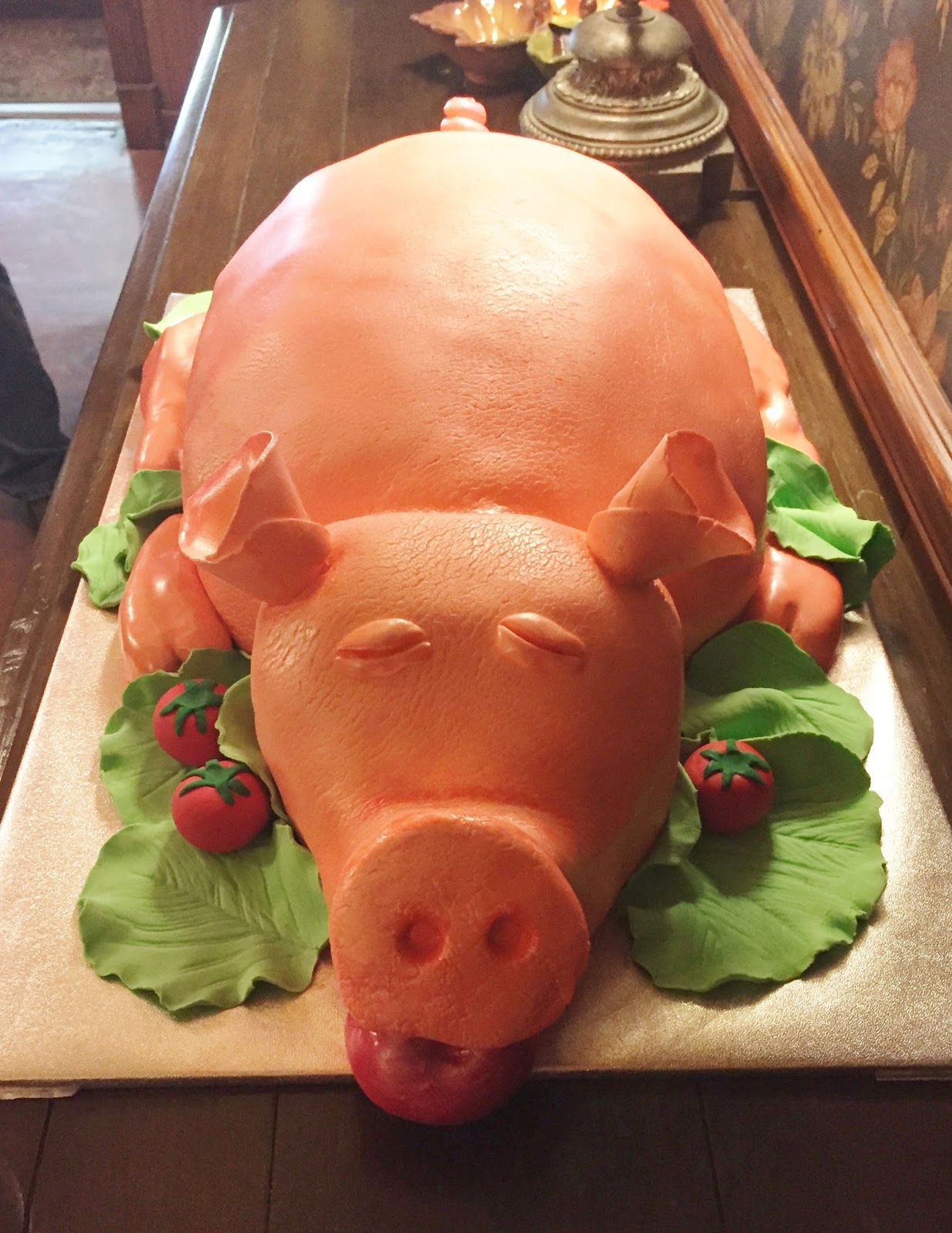 Roasted Pig Birthday Cake