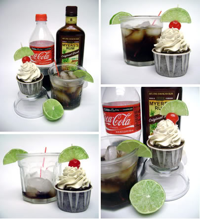 Rum and Coke Cupcakes