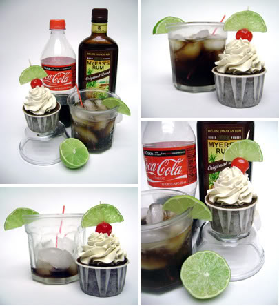 Rum and Coke Cupcakes Rum and Coke Cupcakes