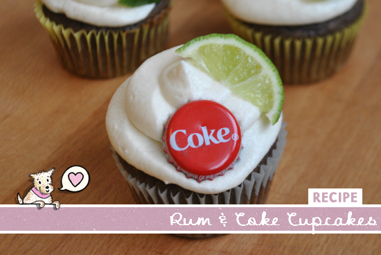 Rum and Coke Cupcakes