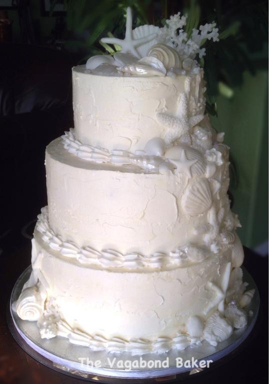 Seashell Wedding Cake Seashell Wedding Cake