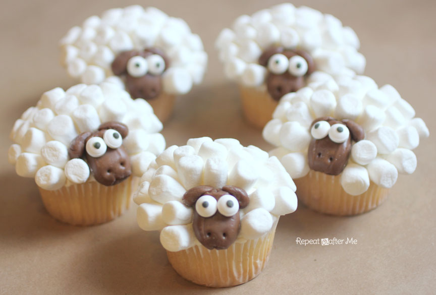 Sheep Cupcakes