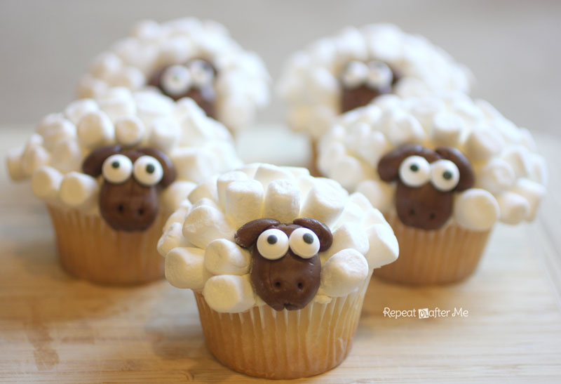 Sheep Cupcakes