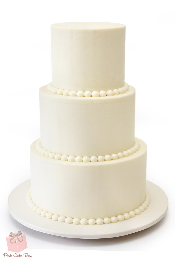 Simple Buttercream Wedding Cake