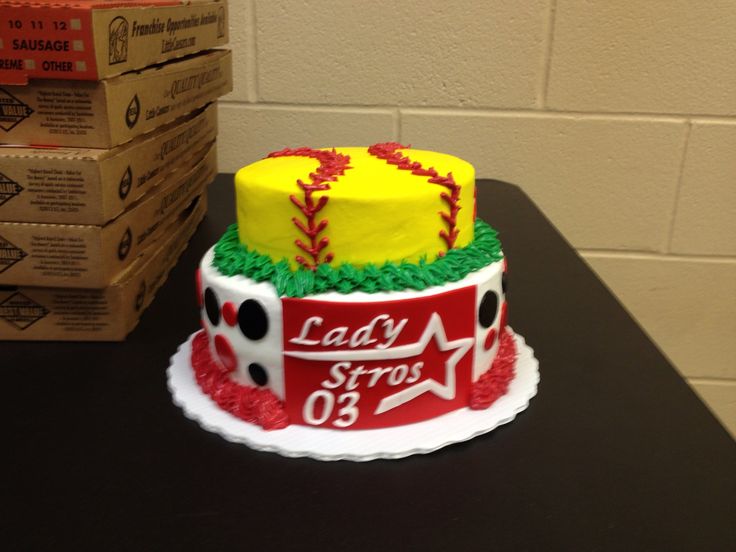 Softball Team Cake