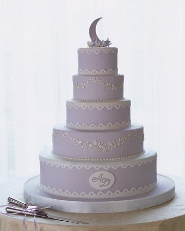 Stars and Moon Wedding Cake