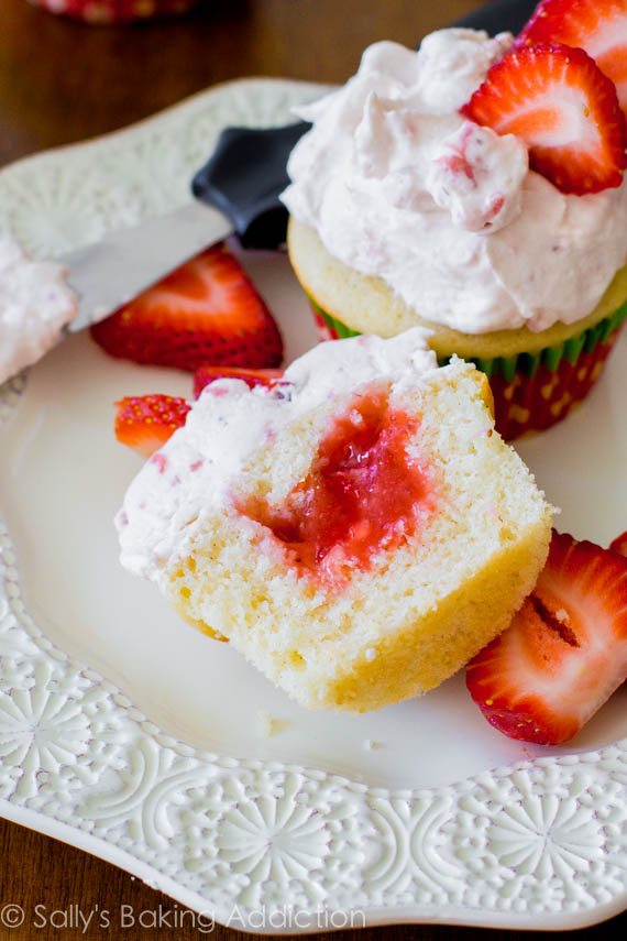 Strawberry Shortcake Cupcakes