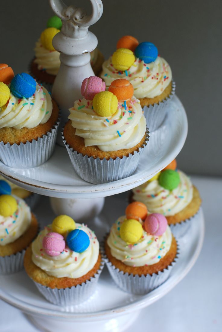 Tennis Ball Cupcakes Tennis Ball Cupcakes