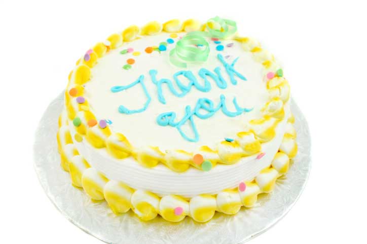 Thank You Cake